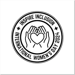 Inspire Inclusion Women's International Day 2024 Posters and Art